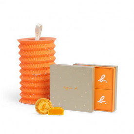 Agnes b Cafe Autumn Breeze Egg Custard Mooncake 4 pieces with Agnes b Limited Edition Lantern 1 piece