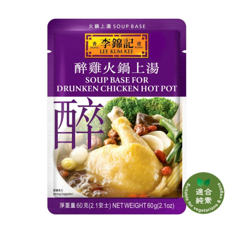 李錦記　火鍋スープの素　鶏肉の酒漬けの鍋　６０ｇ