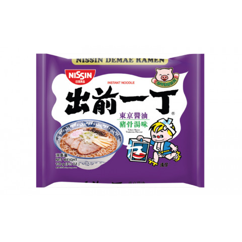 Nissin Demae Iccho Instant Noodle Tokyo Shoyu Tonkotsu Flavour 100g x 9 packs