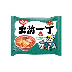 日清　即席麺　出前一丁　激辛豚骨スープ　１００ｇ × ９袋