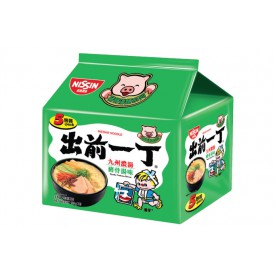 日清　即席麺　出前一丁　九州濃厚豚骨スープ　１００ｇ × ５袋