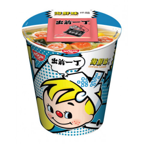 Nissin Demae Iccho Cup Seafood Flavour 72g x 4 pieces