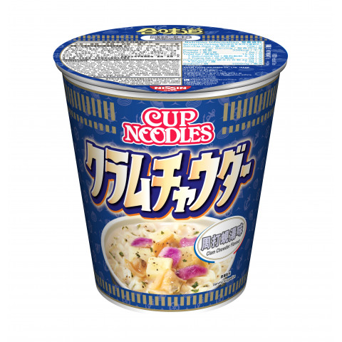 Nissin Cup Noodles Regular Cup Clam Chowder Flavour 75g x 4 pieces