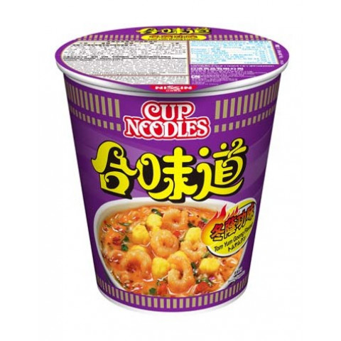Nissin Cup Noodles Regular Cup Tom Yum Goong Flavour 75g