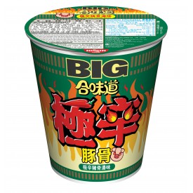 日清　カップヌードル　ビッグ　激辛豚骨スープ　１０７ｇ × ２コ