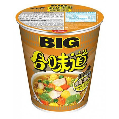 Nissin Cup Noodles Big Cup Curry Seafood Flavour 101g x 2 pieces
