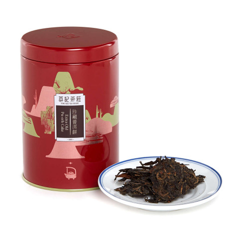 英記茶莊 罐裝茶葉 珍藏普洱餅 150克