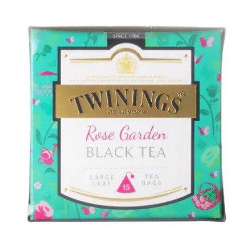 Twinings Large-Leaf Tea Bag Rose Garden Black Tea 15 teabags