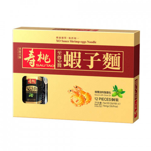 Sau Tao XO Sauce Shrimp-Eggs Noodle 12 pieces Gift Box