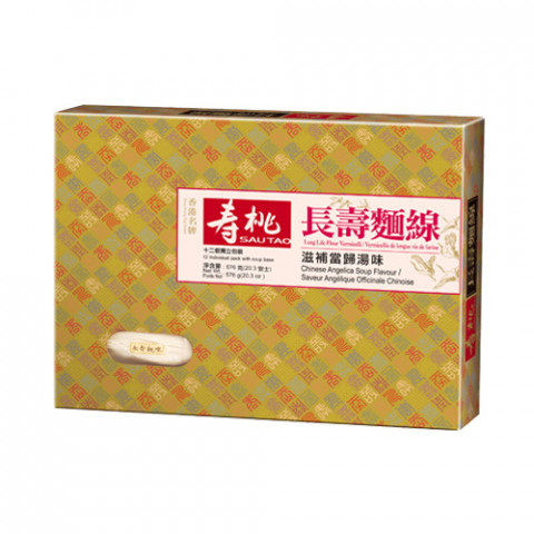 Sau Tao Long Life Flour Vermicelli Chinese Angelica Soup Flavour 12 pieces Gift Box