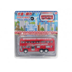 Sun Hing Toys Hong Kong Double Decker Bus Red Color Mini Version