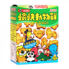 Ginbis Animal Biscuit Seaweed Flavoured 37g