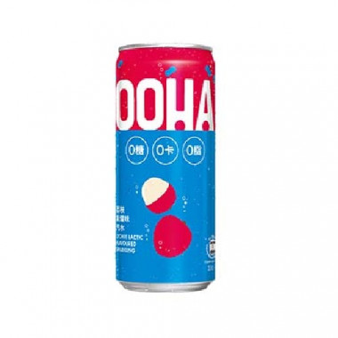 OOHA Sparkling Water Lychee Lactic Flavoured 330ml