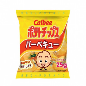 カルビー　ポテトチップス　バーベキュー風味　２５ｇ × ３袋