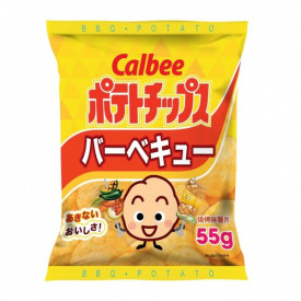 カルビー　ポテトチップス　バーベキュー風味　５５ｇ × ２袋