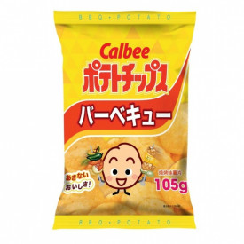 カルビー　ポテトチップス　バーベキュー風味　１０５ｇ × ２袋