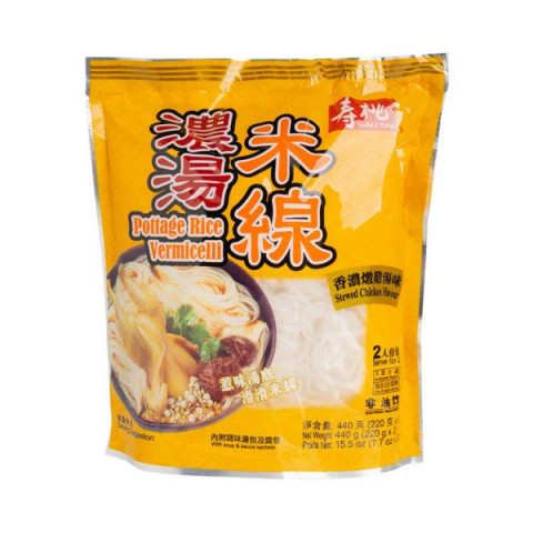 寿桃牌　チキンスープ米線（ミーシェン、米麺）　４００ｇ