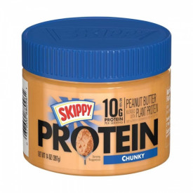 Skippy Peanut Butter Blended With Plant Protein Chunky 397g