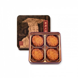 Kee Wah Bakery Golden Lotus Seed Paste Mooncake 4 pieces