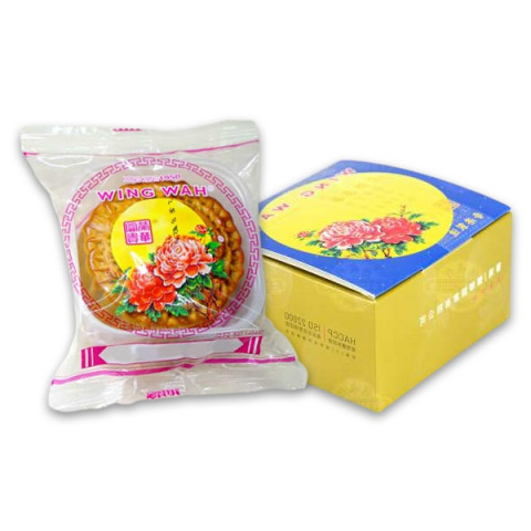 Wing Wah Cake Shop Lotus Seed Paste Mooncake 2 Yolks 1 piece