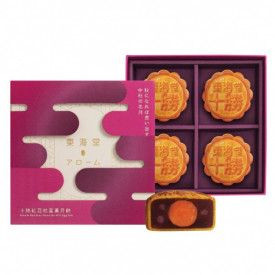 Arome Tokachi Red Bean Mooncake with Egg Yolk 4 pieces